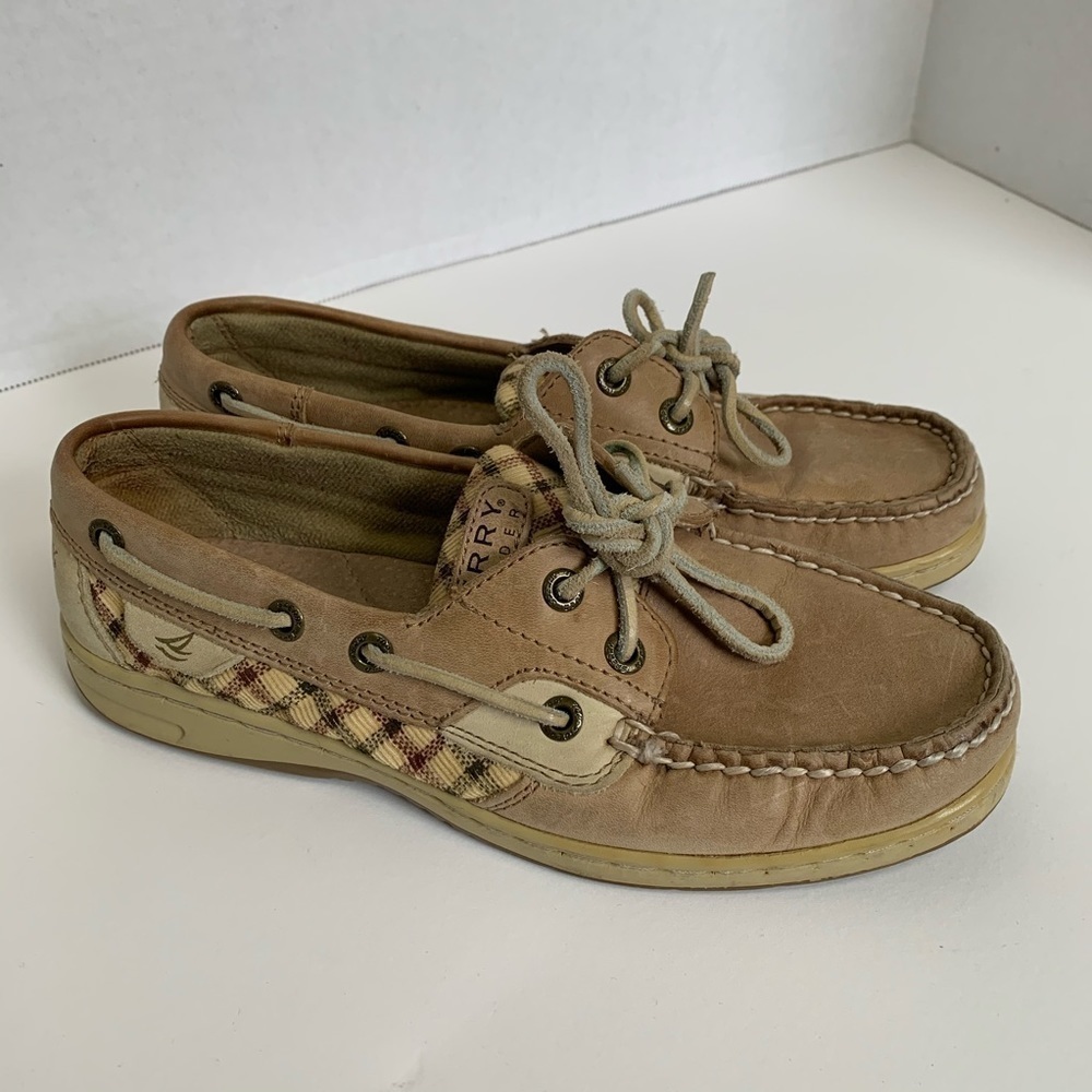 Sperry Top Sider Leather Boat Shoe Size 6